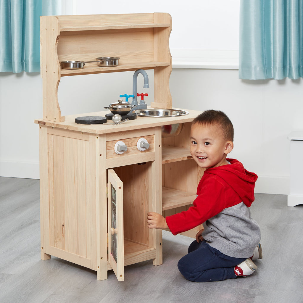 Wooden Play Mud Kitchen - Play Kitchen