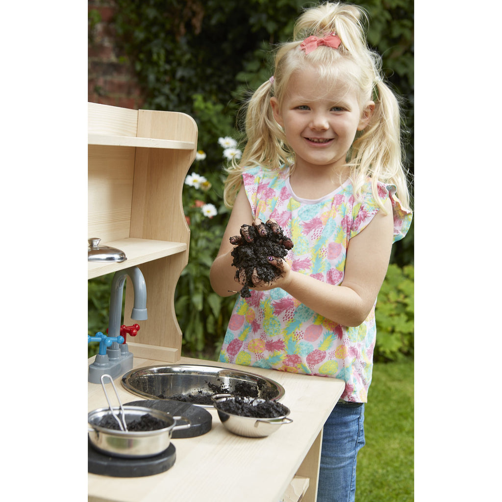 Wooden Play Mud Kitchen - Play Kitchen
