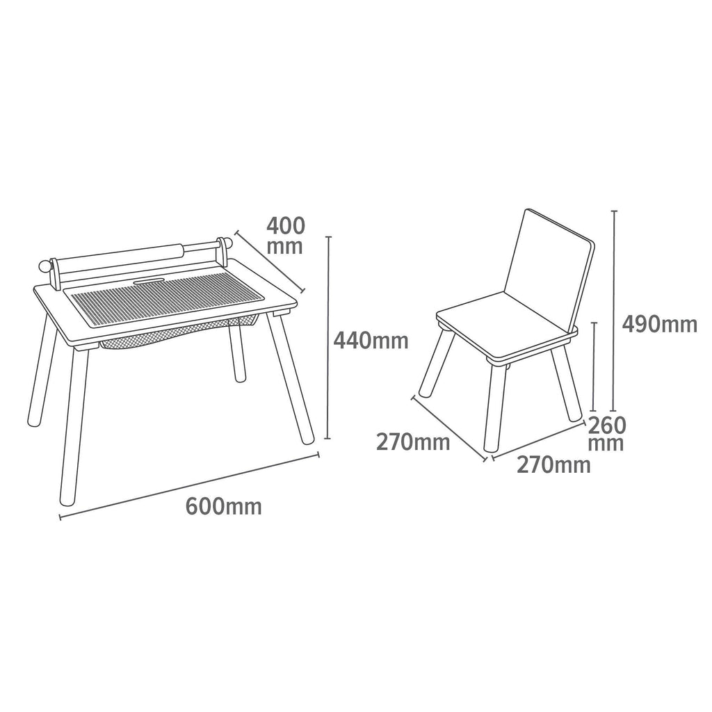 White Multi-Purpose Table for Arts Crafts and Block Building - Activity Tables