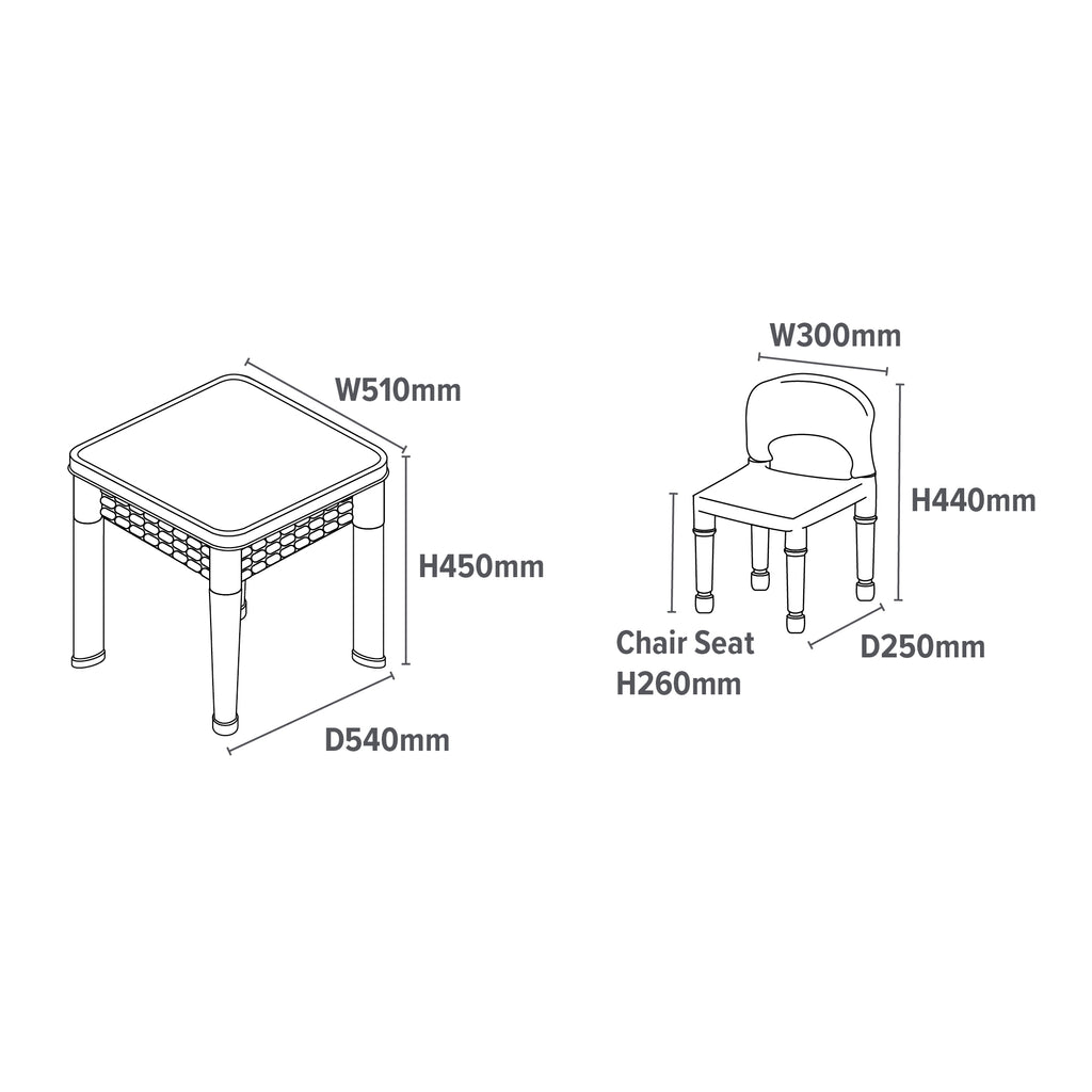 Kids 6-in-1 Multipurpose Activity Table - Sand and water table