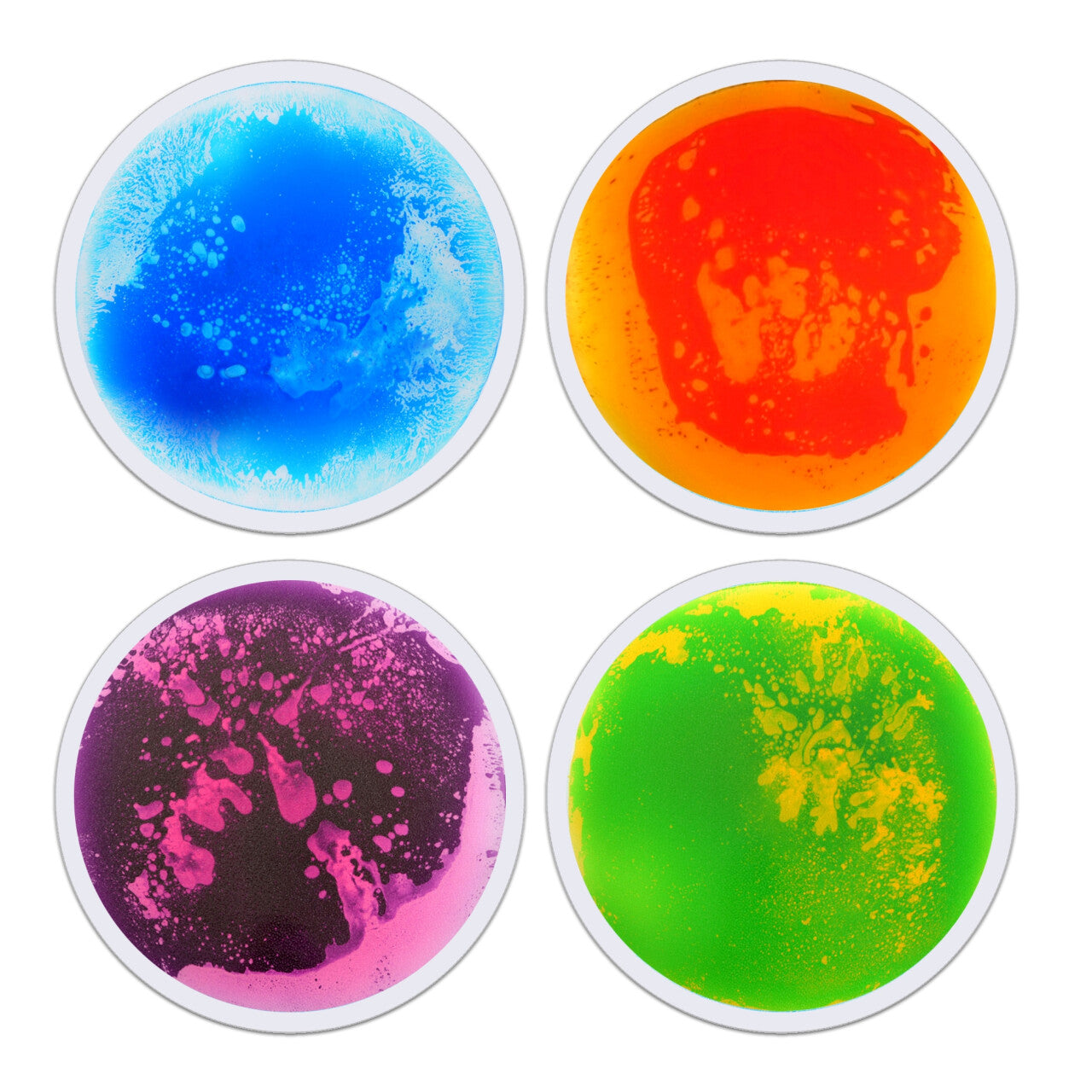 Round Liquid Floor Tiles - Sensory Panels