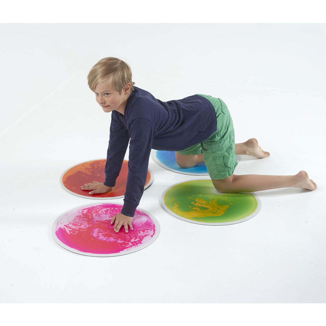 Round Liquid Floor Tiles - Sensory Panels