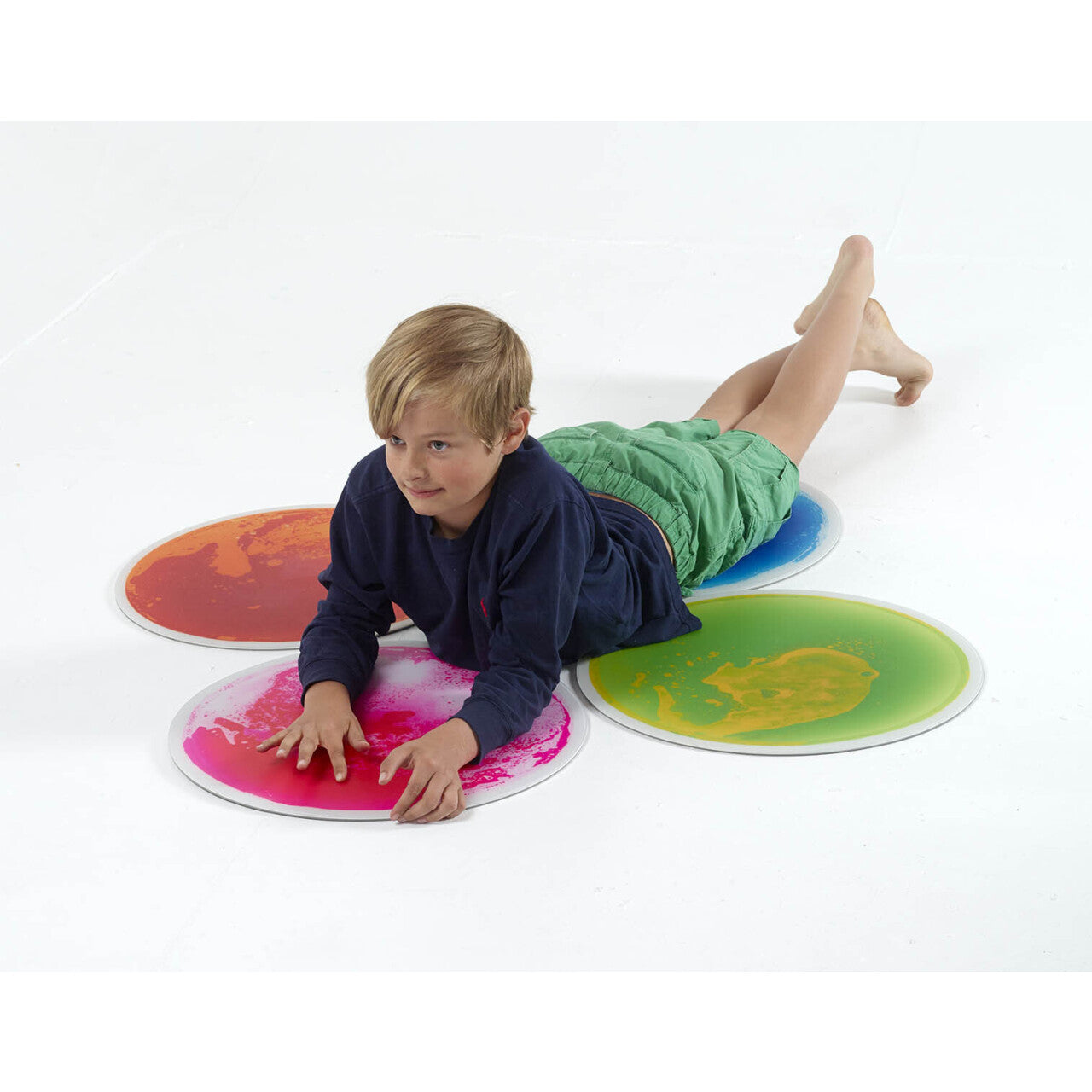 Round Liquid Floor Tiles - Sensory Panels