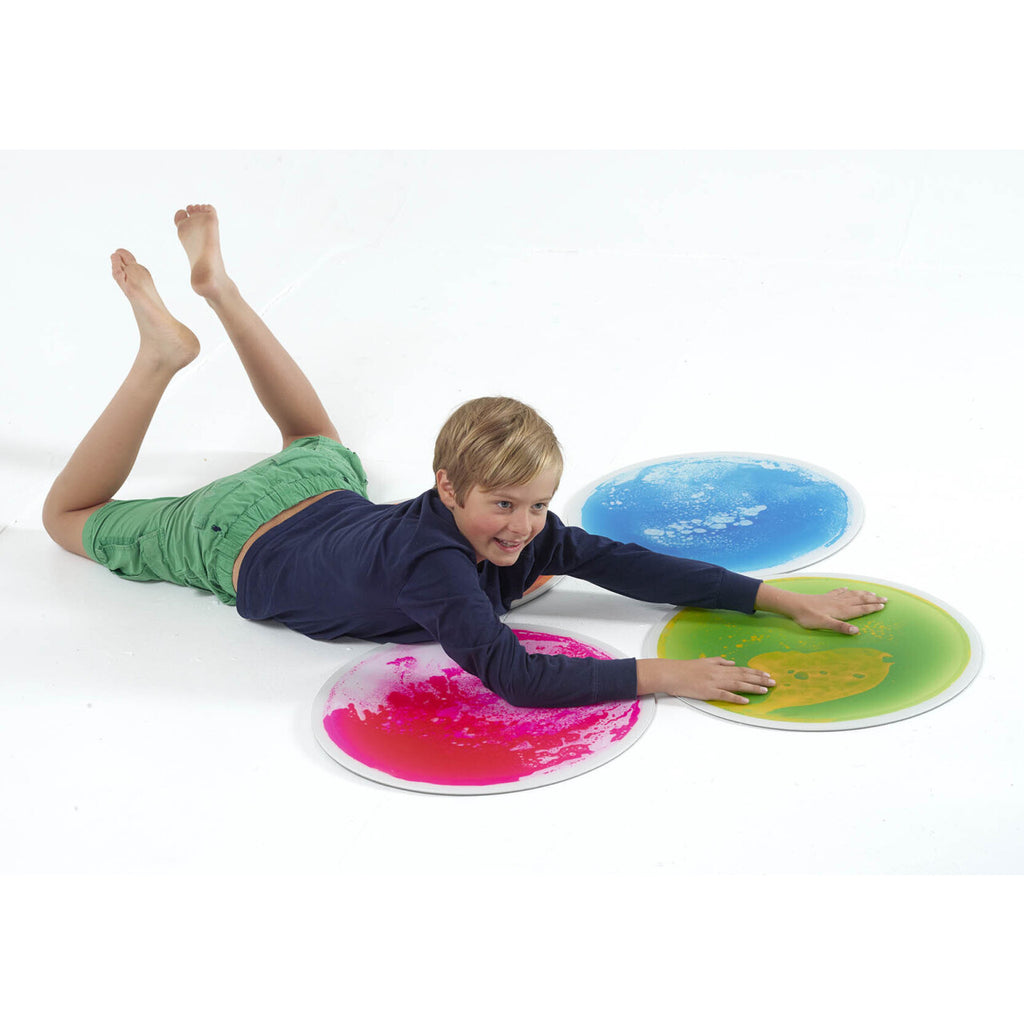Round Liquid Floor Tiles - Sensory Panels