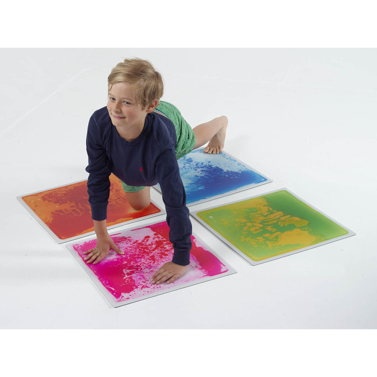 Square Liquid Floor Tiles - Set of 4 - Floor Tiles