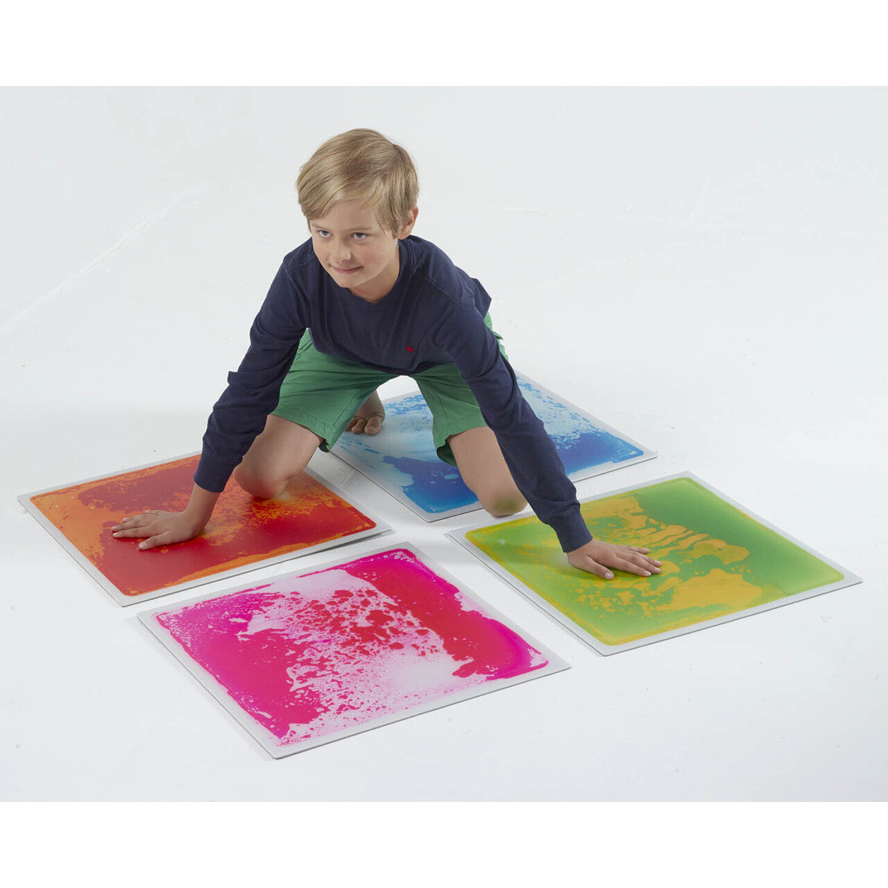 Square Liquid Floor Tiles - Set of 4 - Floor Tiles