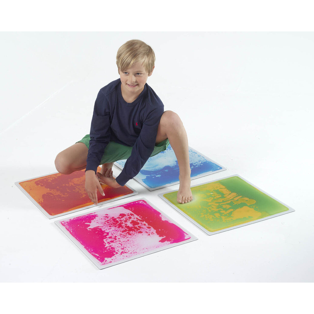 Square Liquid Floor Tiles - Set of 4 - Floor Tiles