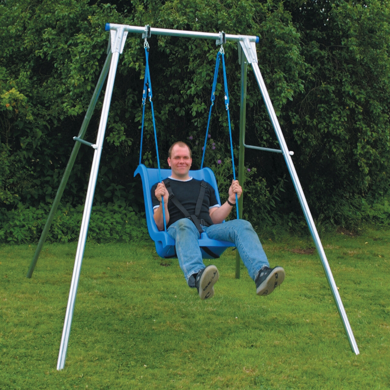 Single Galvanized Steel Swing Frame (Frame only) - Swing Fame