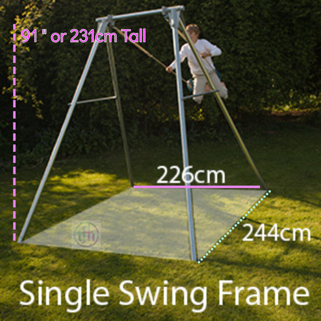Single Galvanized Steel Swing Frame (Frame only) - Swing Fame