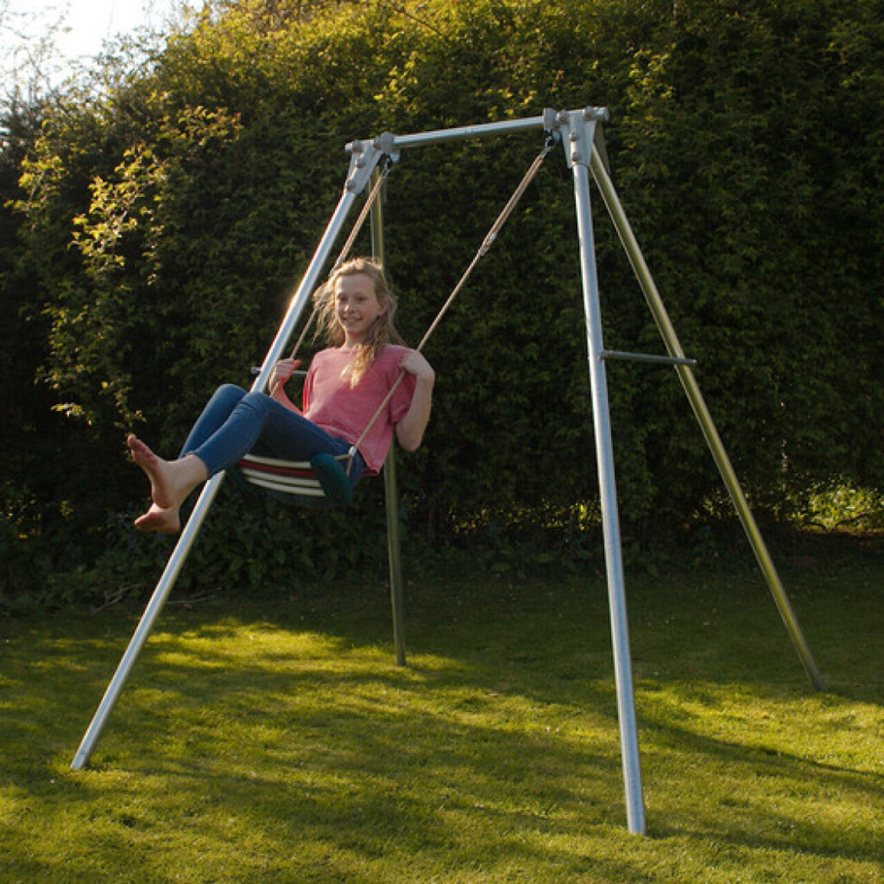 Single Galvanized Steel Swing Frame (Frame only) - Swing Fame