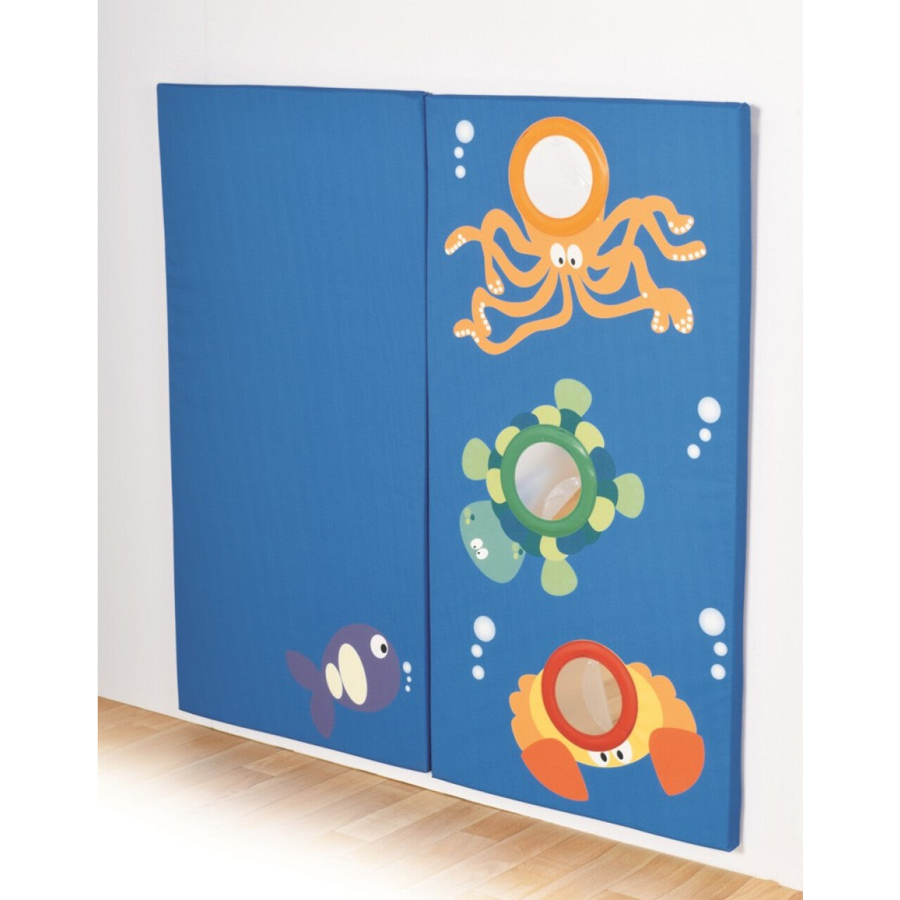 Padded Wall Panels with Mirrors - Wall Panel