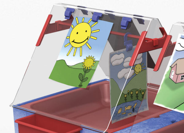 4 Station Easel