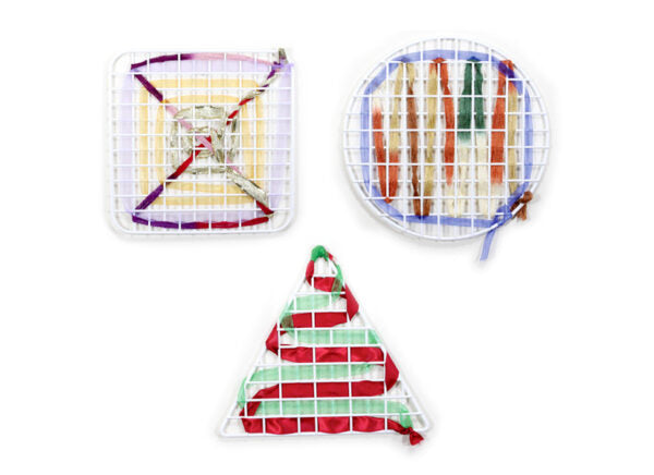 Geometric Shapes Weaving Pack of 6 - Weaving kit