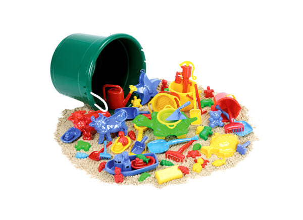 Sand & Water Play Set In Giant Tub - Educational Resource