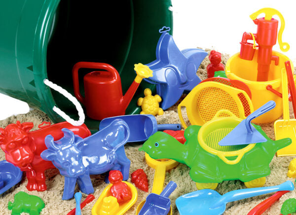 Sand & Water Play Set In Giant Tub - Educational Resource