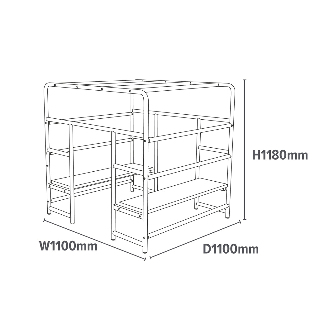 Indoor/Outdoor Activity Cube Climbing Frame - Climbing Frame