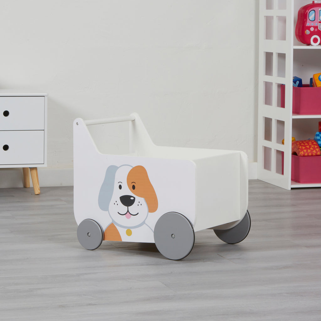 Toddler Wooden Push Along Walker - Wooden toy
