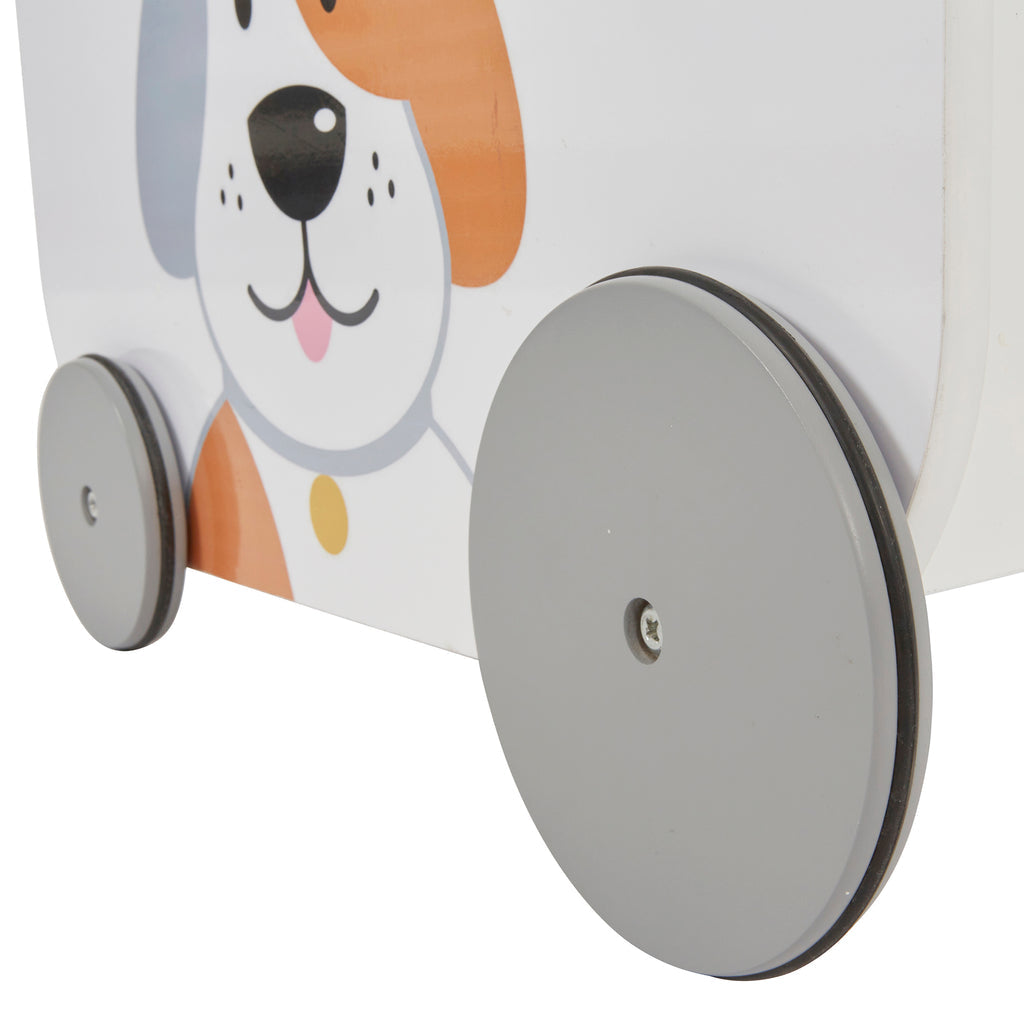 Toddler Wooden Push Along Walker - Wooden toy