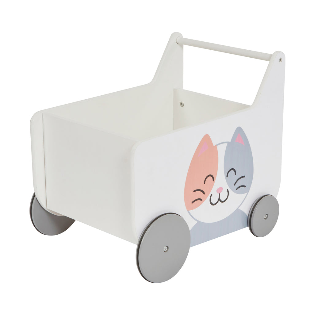 Toddler Wooden Push Along Walker - Wooden toy