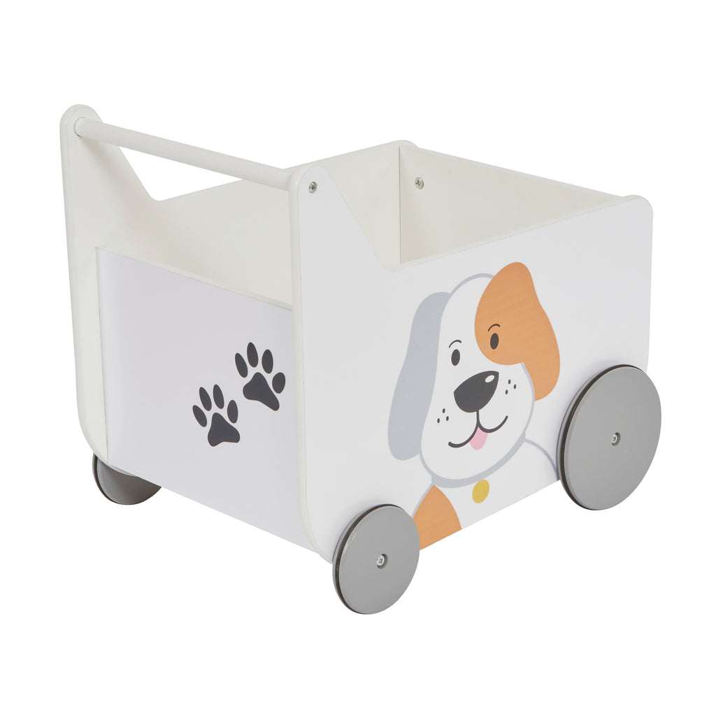 Toddler Wooden Push Along Walker - Wooden toy