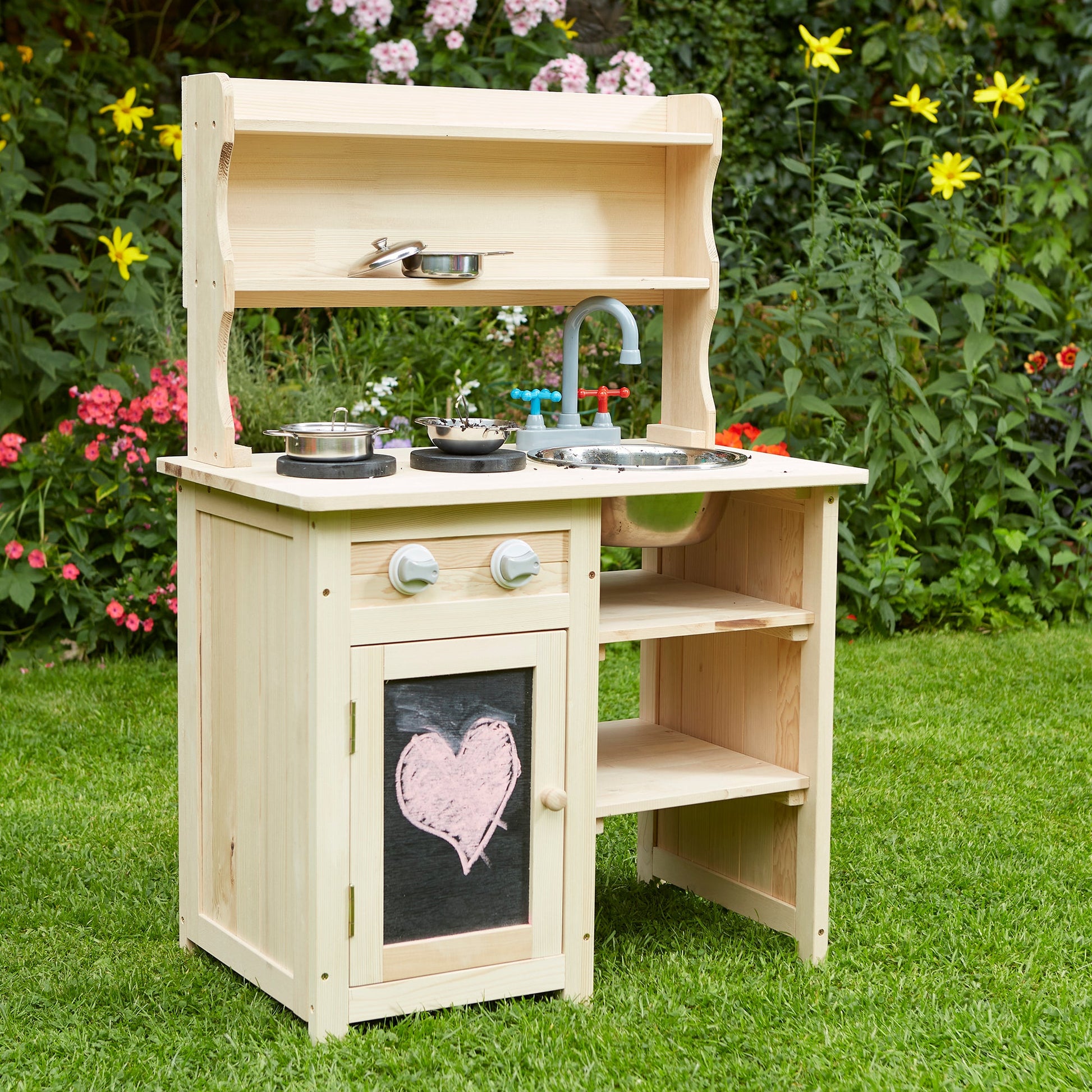 Wooden Play Mud Kitchen - Play Kitchen