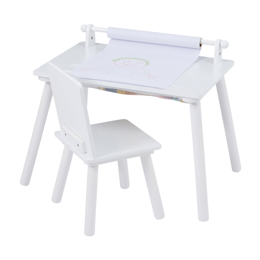 White Multi-Purpose Table for Arts Crafts and Block Building - Activity Tables