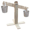 Giant Wooden Scales With Buckets - Wooden toy
