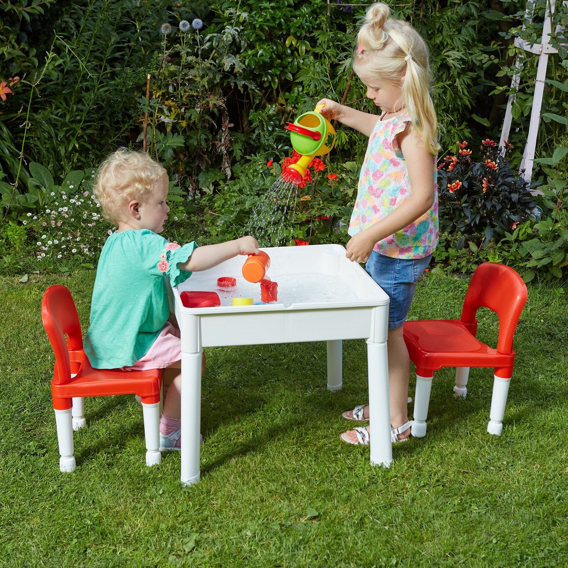 Kids 6-in-1 Multipurpose Activity Table - Sand and water table