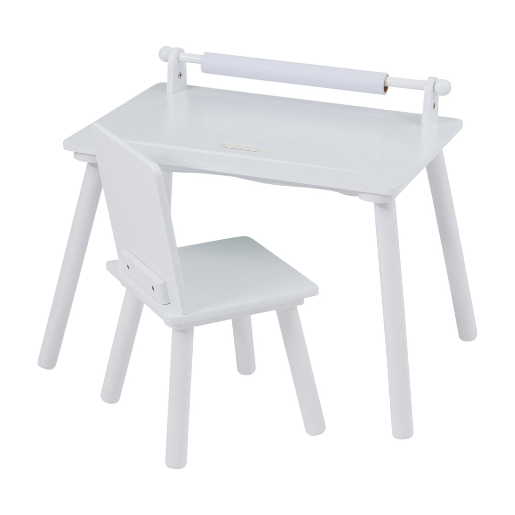 White Multi-Purpose Table for Arts Crafts and Block Building - Activity Tables