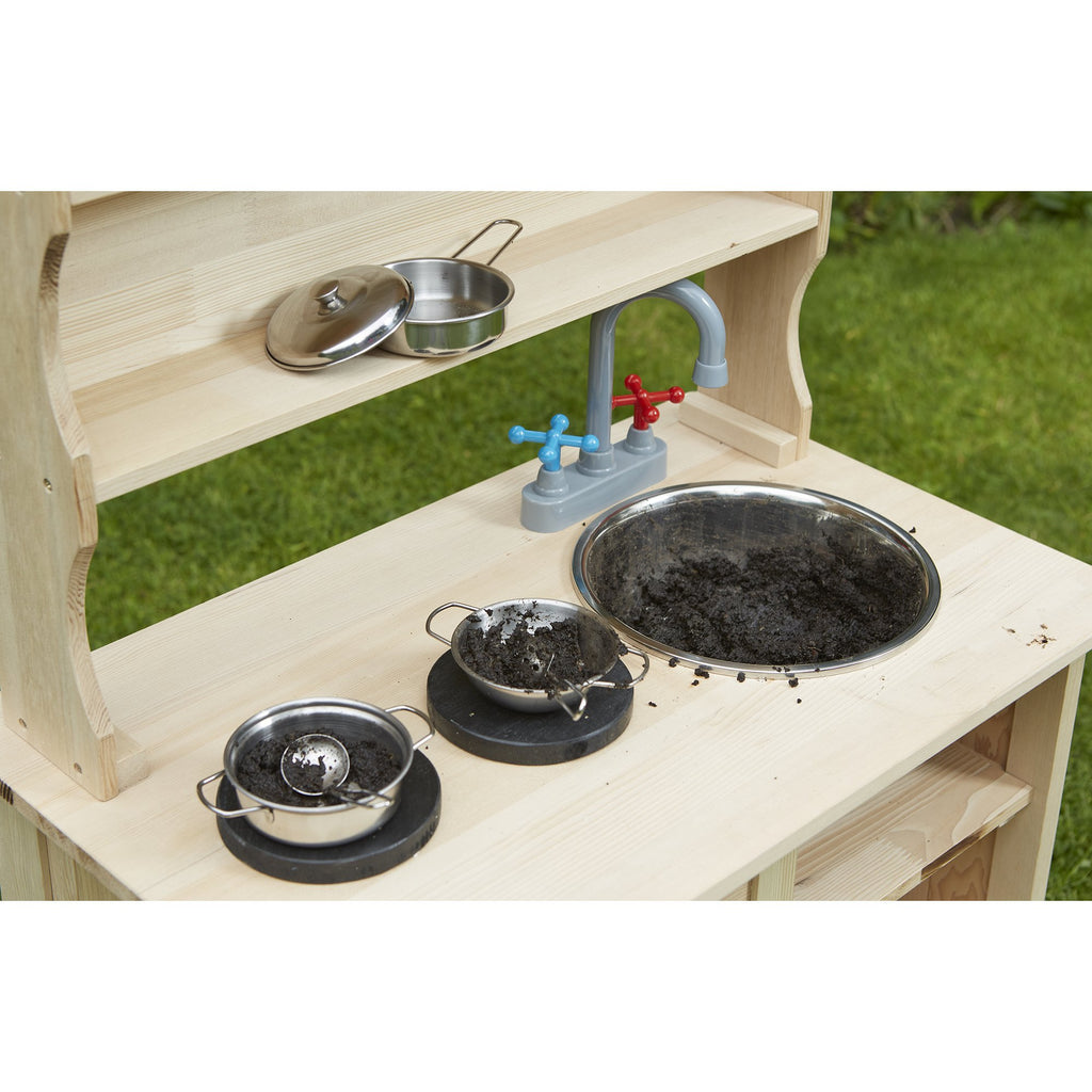 Wooden Play Mud Kitchen - Play Kitchen